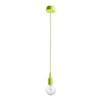 LAMPA WISZĄCA ABBY - zielony, Modern, tworzywo sztuczne (9/92cm) - Bessagi Home
