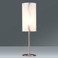 ASZTALI LÁMPA HANNAH - ezüst színű/fehér, konvencionális, műanyag/fém (12/41cm) - MÖMAX modern living