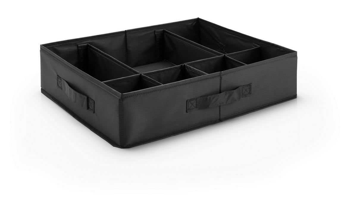 Schubladenbox Unit - S in Grau - Grau, KONVENTIONELL, Kunststoff/Textil (34,2/43,2/10,5cm) - Modern Living