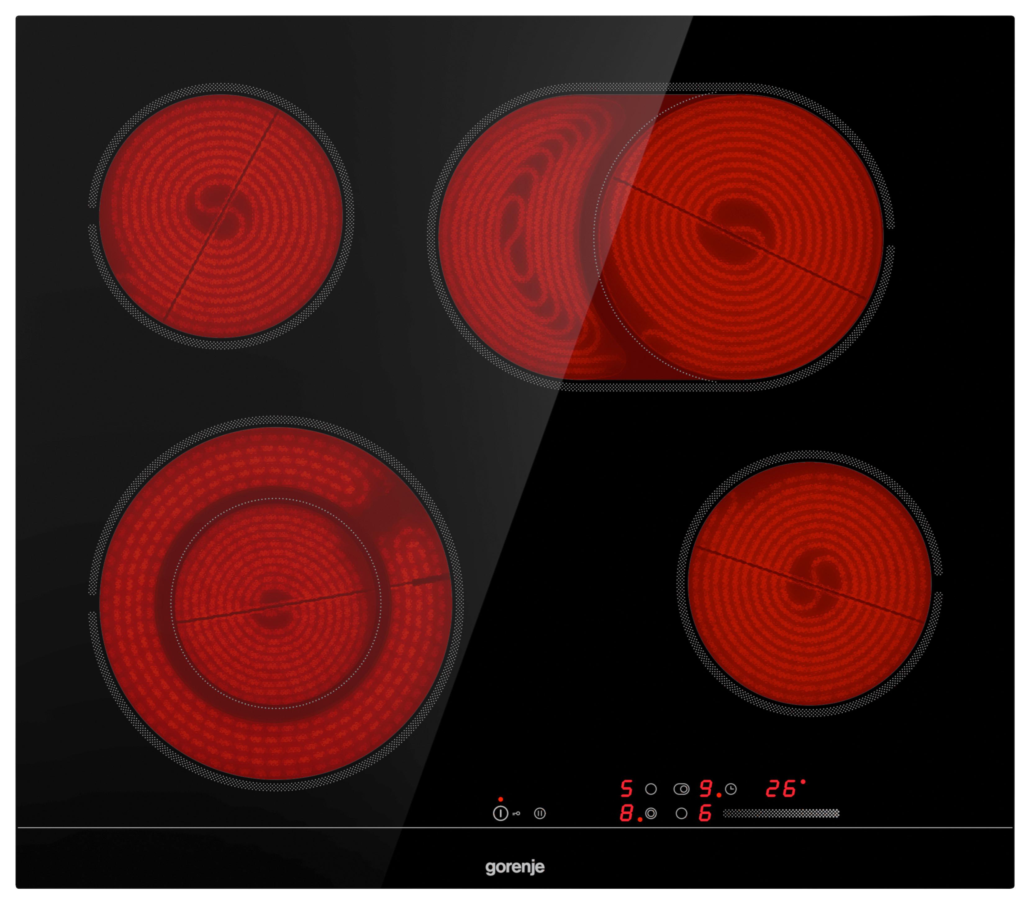 Üvegkerámia Főzőlap Ecs643bcsc - fekete (59,5/5,4/52cm)