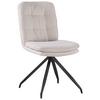 Stuhl Nova Beige - Beige/Schwarz, MODERN, Textil/Metall (48/89/67cm) - Premium Living