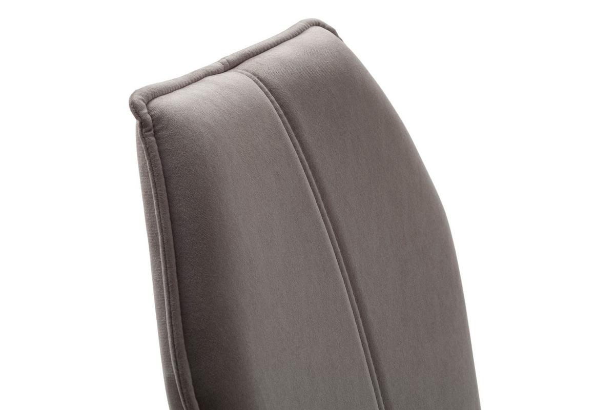 KRZESŁO MAKALU - kolor dębowy/szary, Design, drewno/tkanina (43/87/63cm) - Livetastic