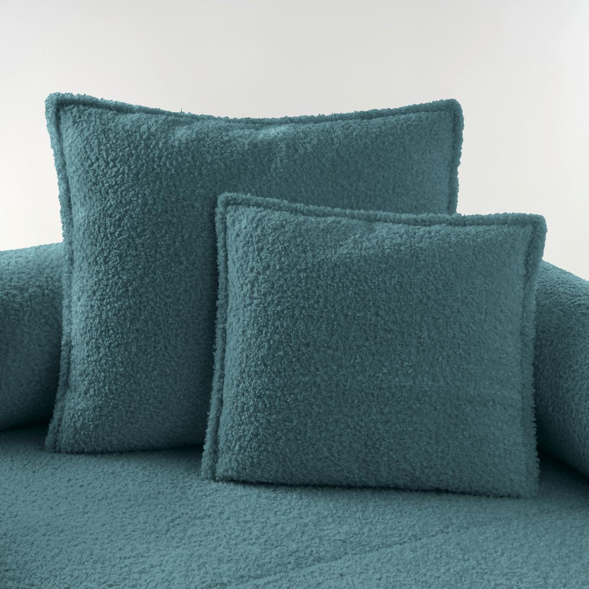 Wohnlandschaft Casimir Petrol - Petrol/Schwarz, LIFESTYLE, Kunststoff/Textil (310/180cm) - Premium Living