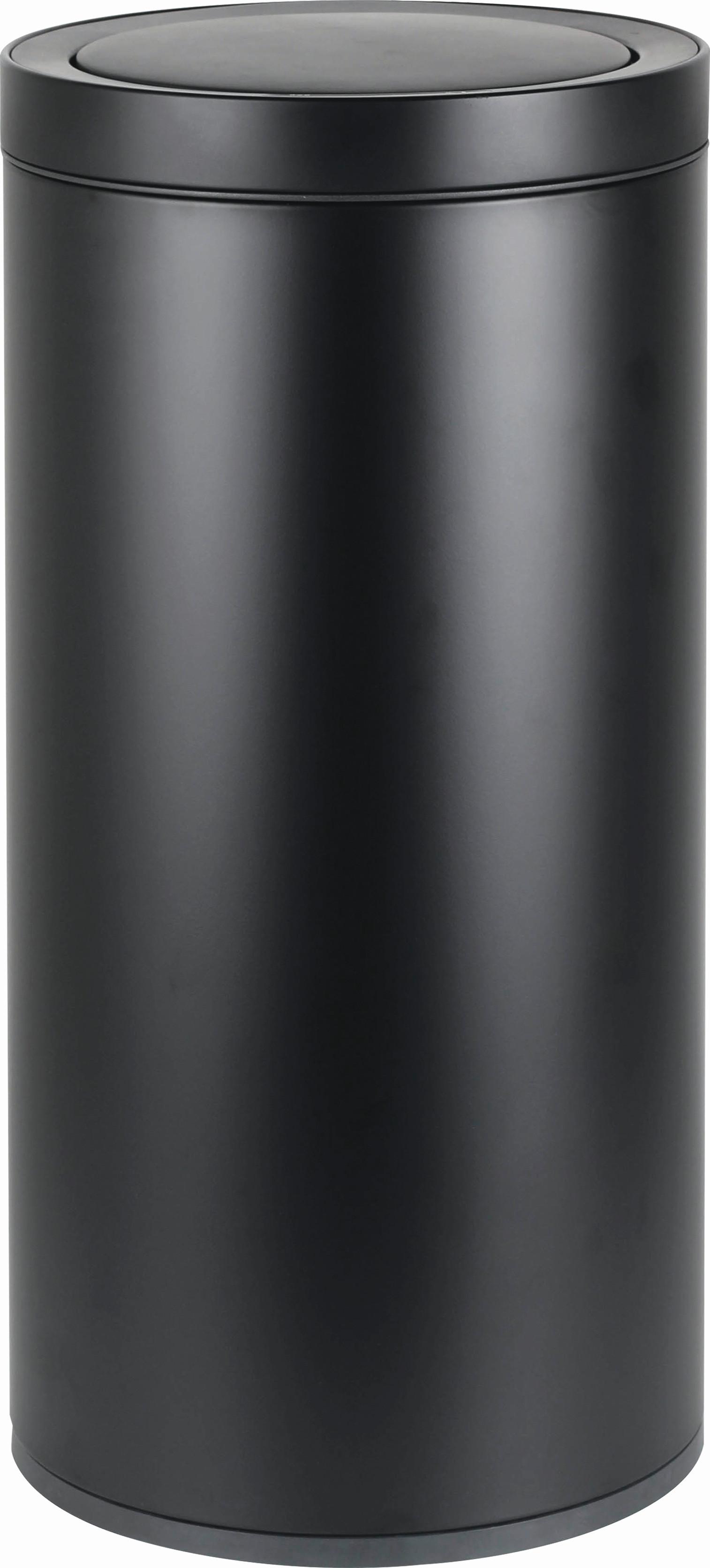 KOSZ NA ODPADY SK22152-004 - czarny, Basics, tworzywo sztuczne/metal (31/63cm) - Novel