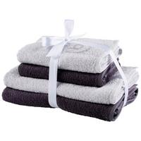 ZESTAW RĘCZNIKÓW FROTTE SET GINO - szary, Basics, tkanina - Bugatti