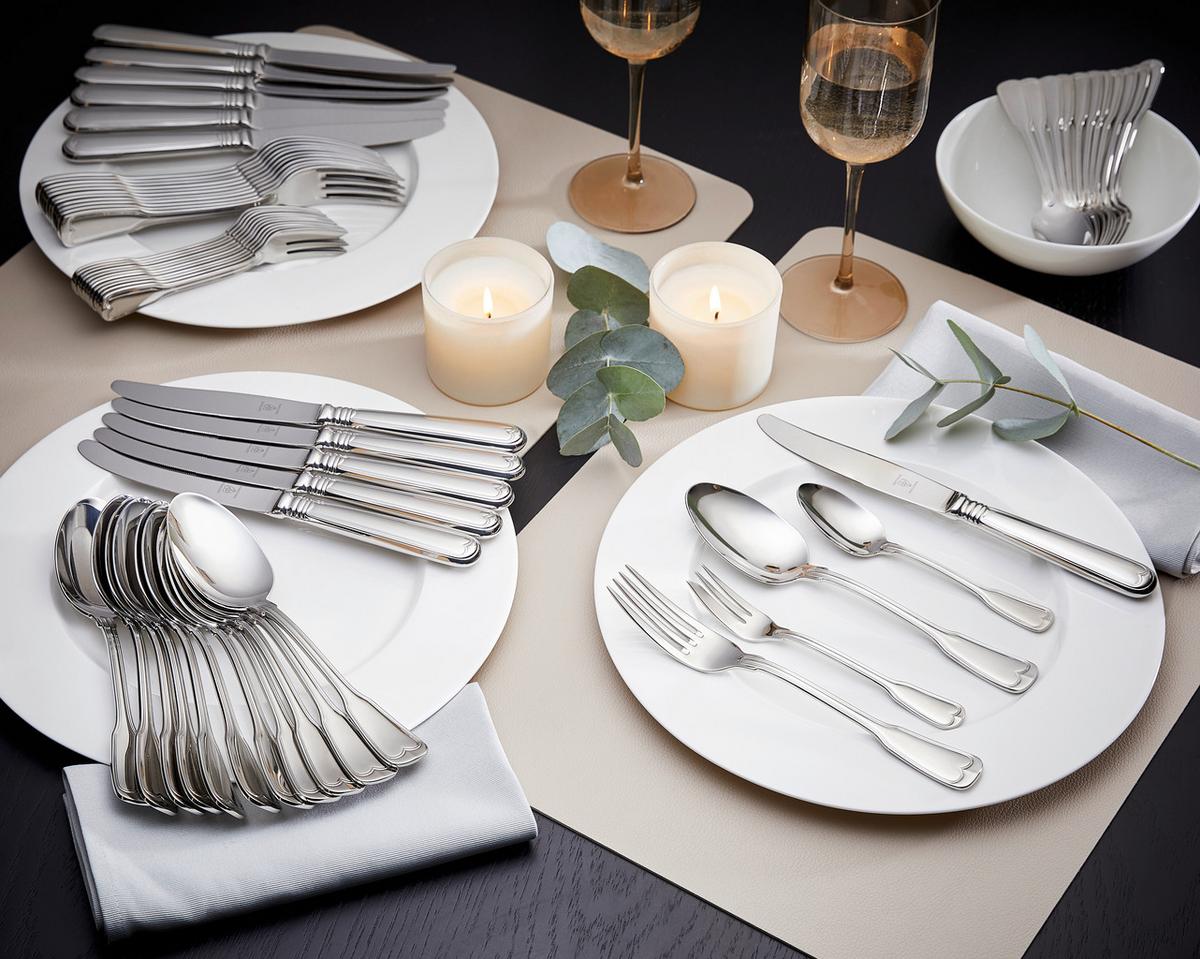 ZESTAW SZTUĆCÓW 630-630 - Basics, metal (43/25/5cm) - Justinus