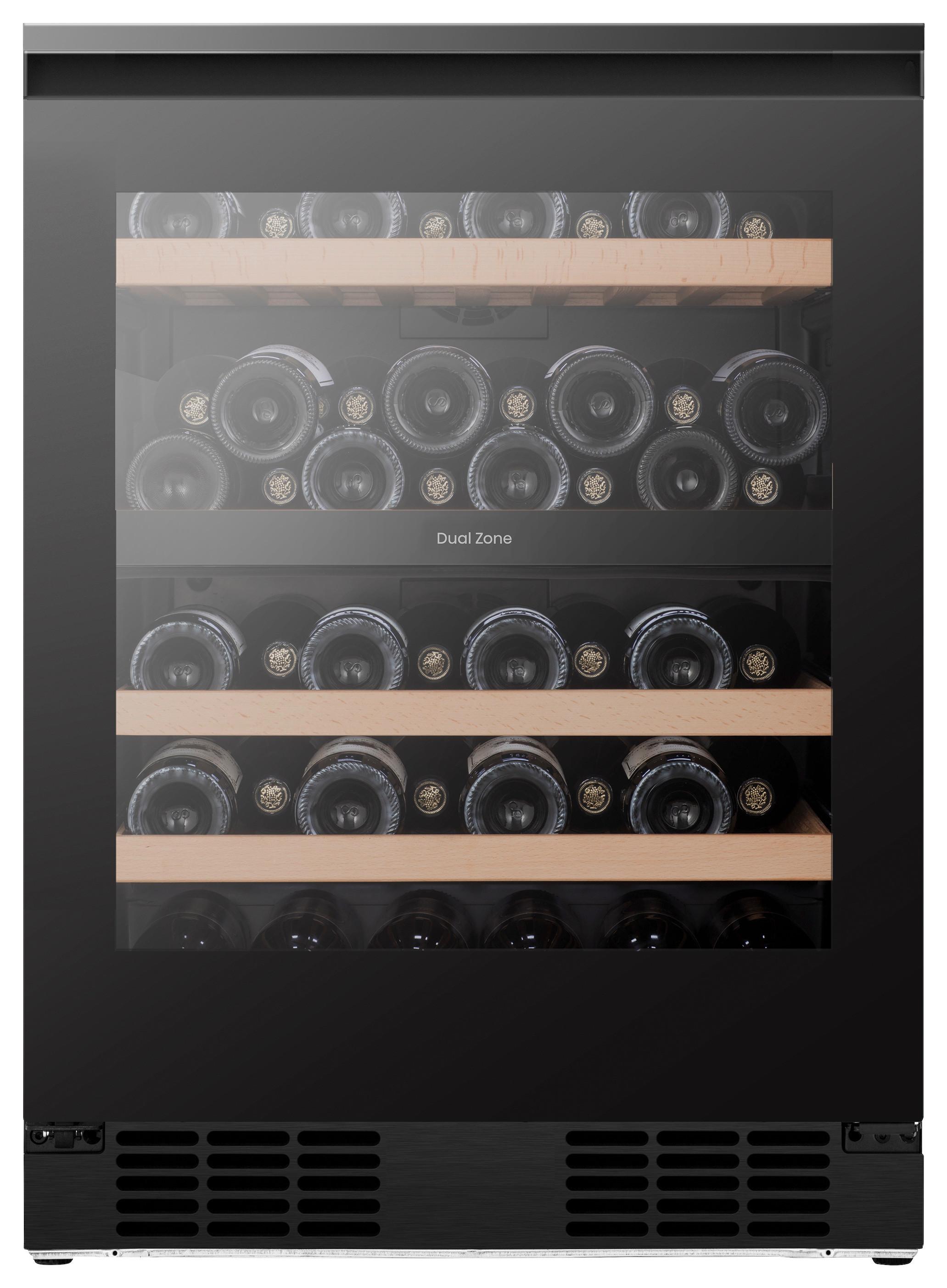 Weinkühlschrank RW3N122GALF Schwarz - Schwarz, Glas/Holz (59,5/93,8/57,5cm) - Gorenje