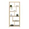 HYLLA BOSTON - naturfärgad, Modern, glas/naturmaterial (77/180/34cm) - Mömax