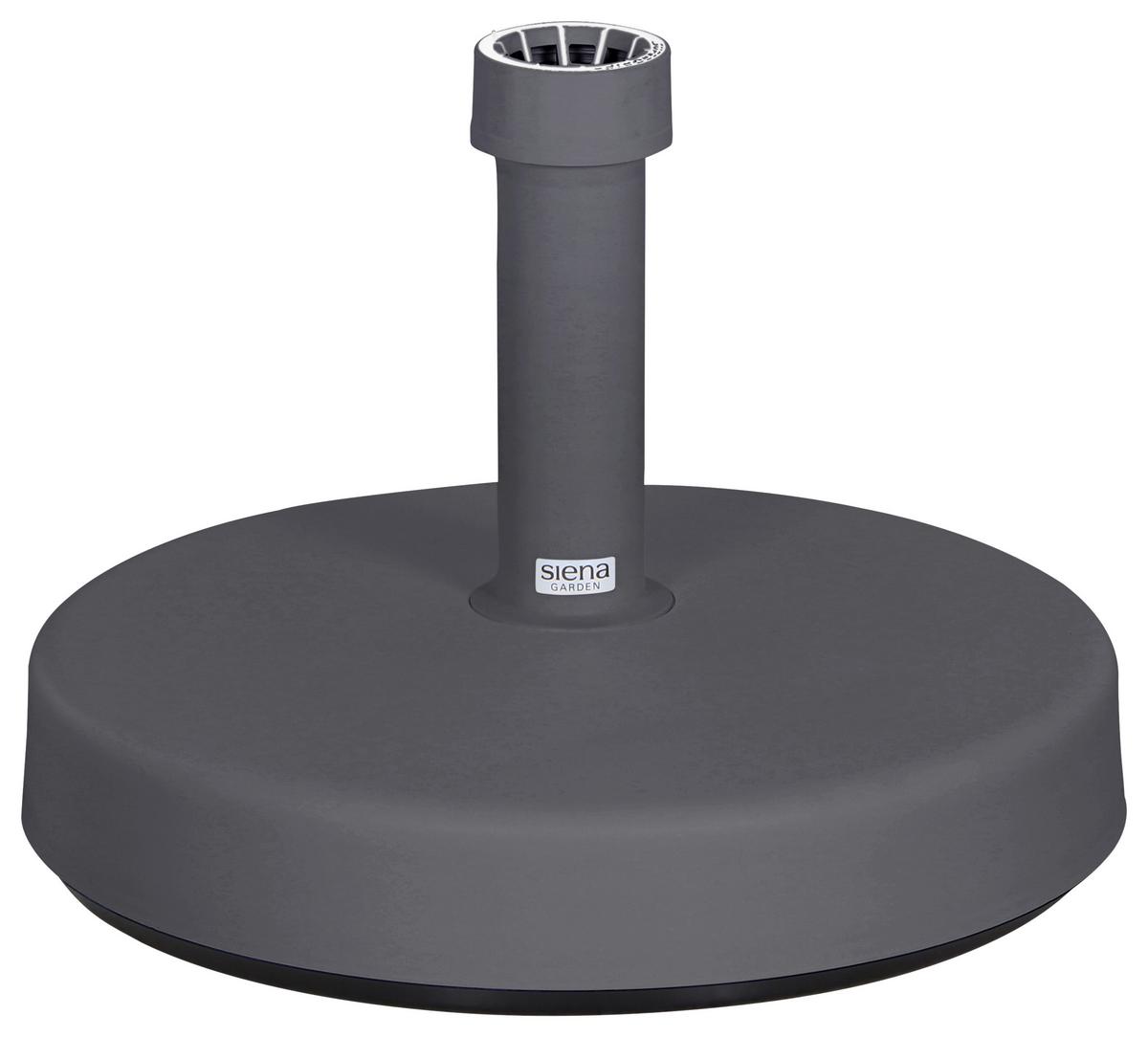 Schirmständer Kunststoff für DM bis 5,4 cm - Anthrazit, KONVENTIONELL, Kunststoff (46/11/46cm) - Siena Garden
