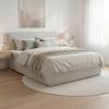 BOXSÄNG MARCO - ljusgrå/svart, Modern, trä/textil (160/200cm) - Bessagi Home