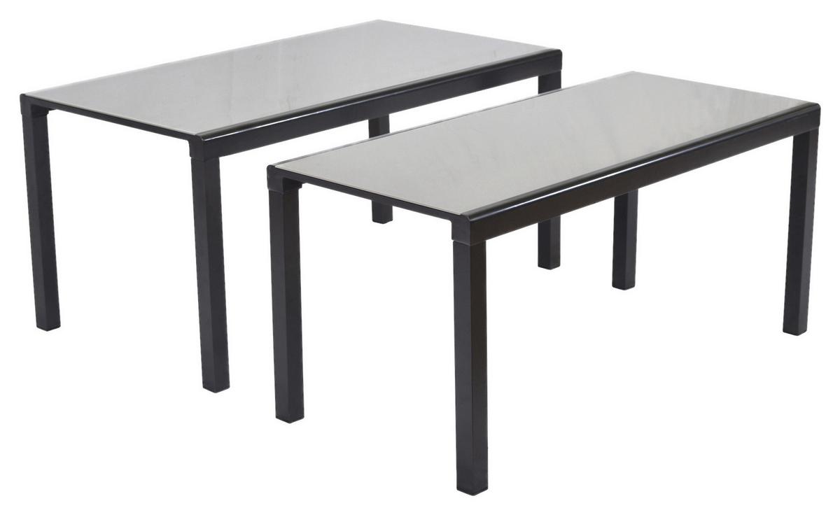 Vrtni Set Florenz, 9-Delni, Raztegljiva Miza - siva/barve grafita, Moderno, kovina/tekstil - Gardenson