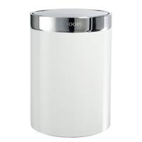 KOSZ NA ODPADY UCHYLNY JOOP! CHROMELINE - srebrny/biały, Basics, metal (18/26cm) - Joop!
