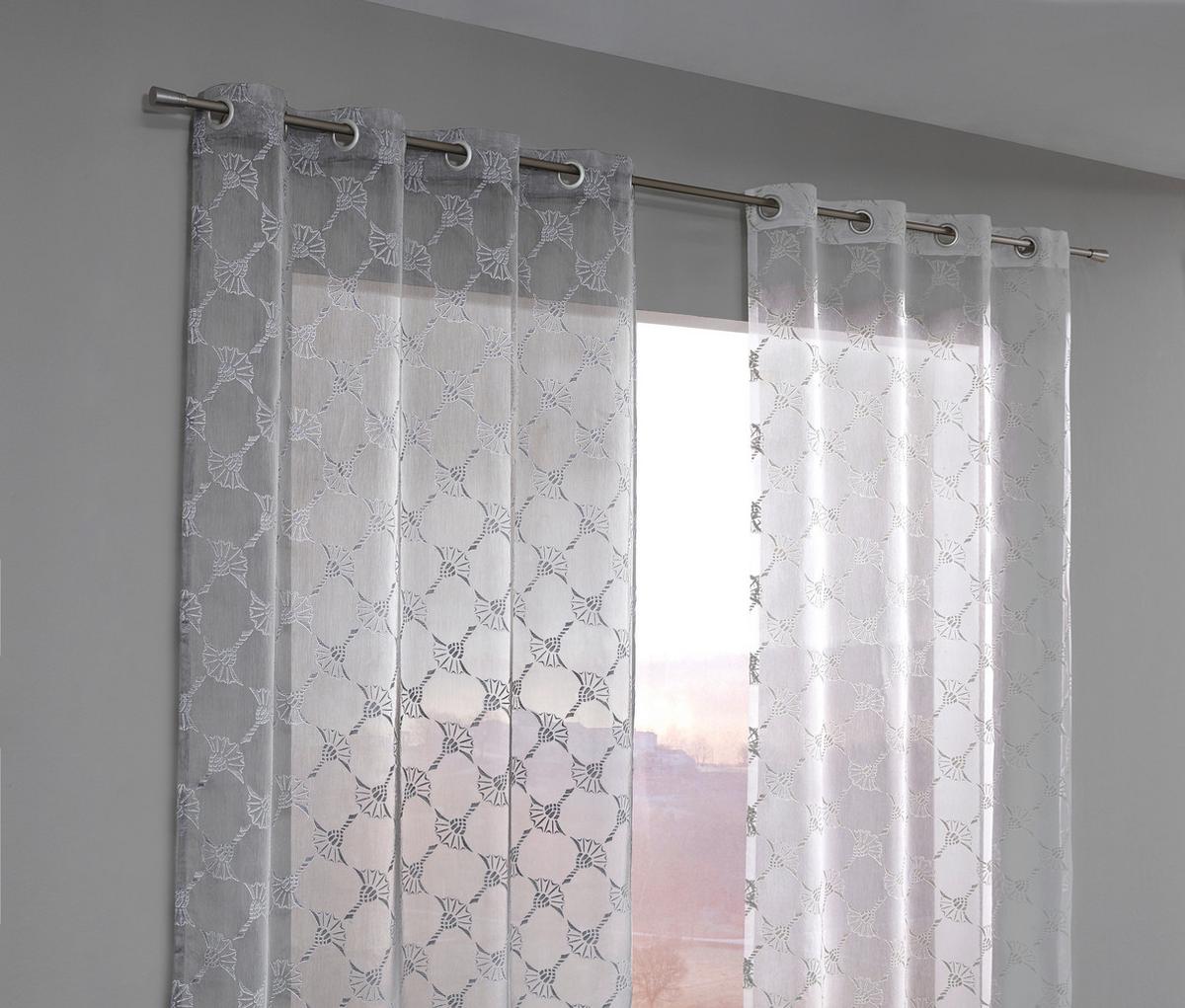 ZASŁONA NA PRZELOTKACH J-AIRY JOOP! - szary, Design, tkanina (140/250cm) - Joop!