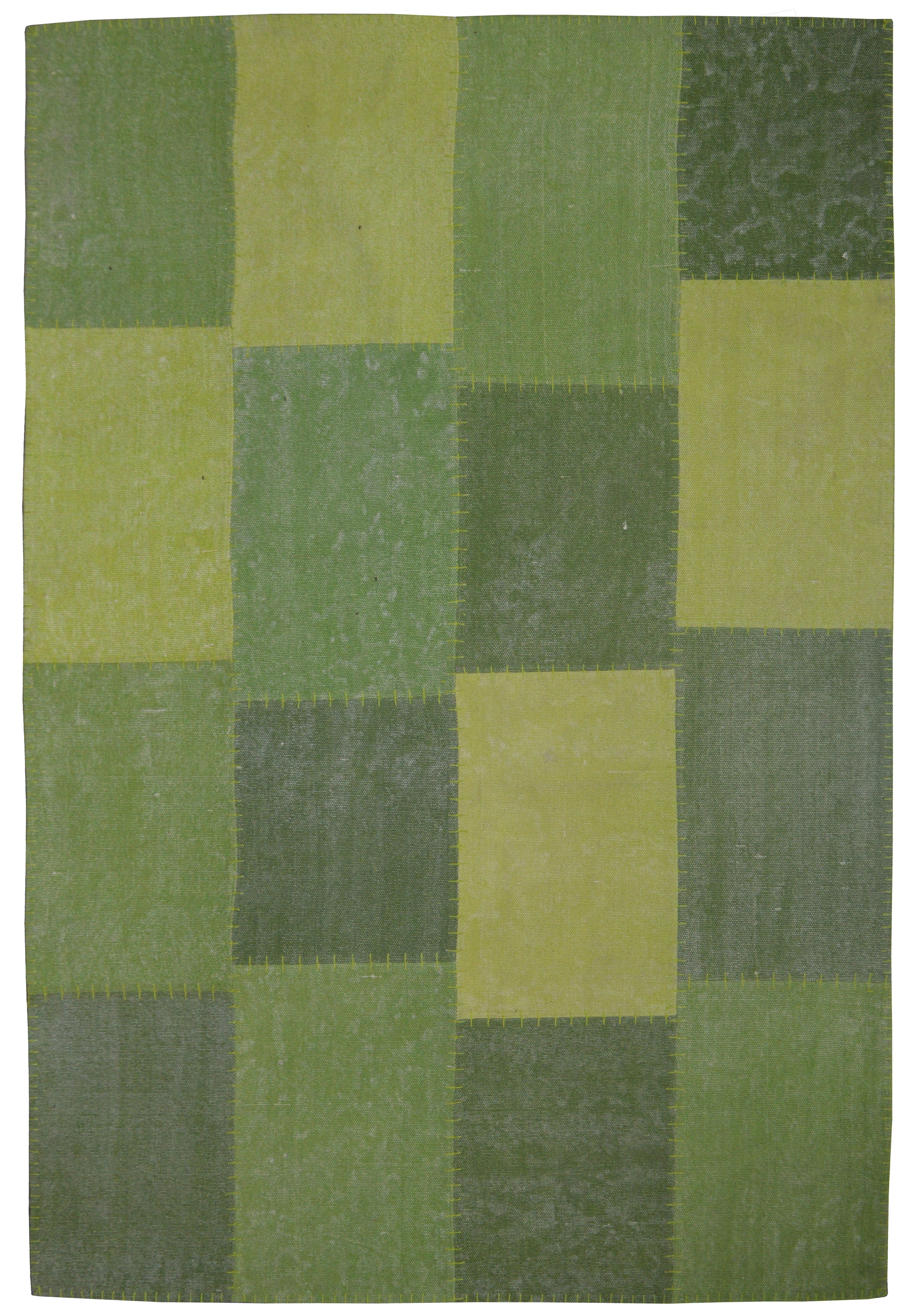 Flachwebeteppich Lyrical 110 Multi/grün 160x230 - Multicolor/Grün, Basics, Textil (160/230cm) - Kayoom