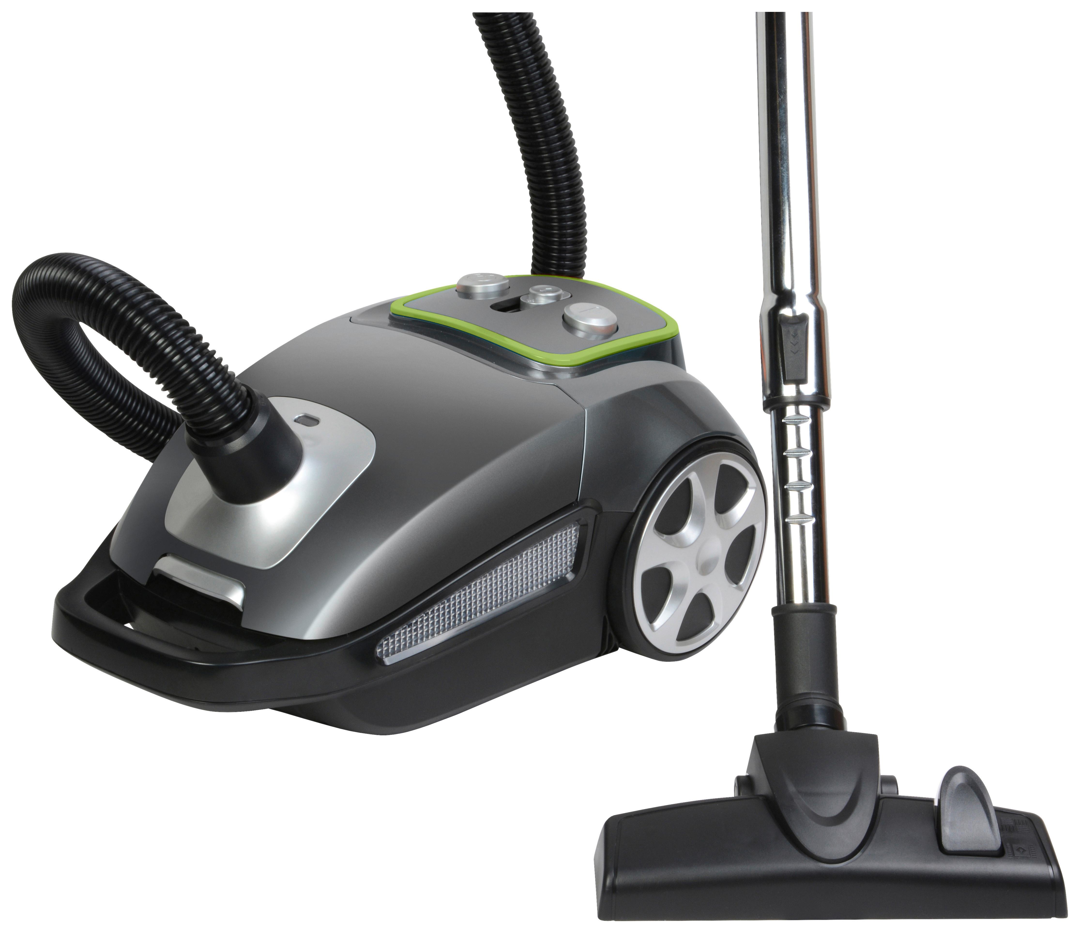 ODKURZACZ PODŁOGOWY 613-400601 - antracytowy/zielony, Konventionell, tworzywo sztuczne (48/70/29cm)