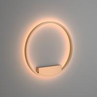 WANDLEUCHTE RIM - Messingfarben, Trend, Metall (60/5cm) - MAYTONI