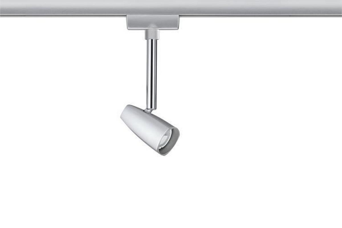 Schienensystem-Strahler Spot Barelli max. 10 Watt - Chromfarben, Design, Metall (6,8/13,8/3,5cm) - Paulmann