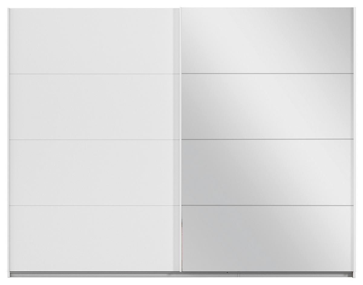 Schwebetürenschrank Scala Weiß - Weiß, MODERN, Holzwerkstoff/Metall (271/210/57cm) - Rauch Möbel