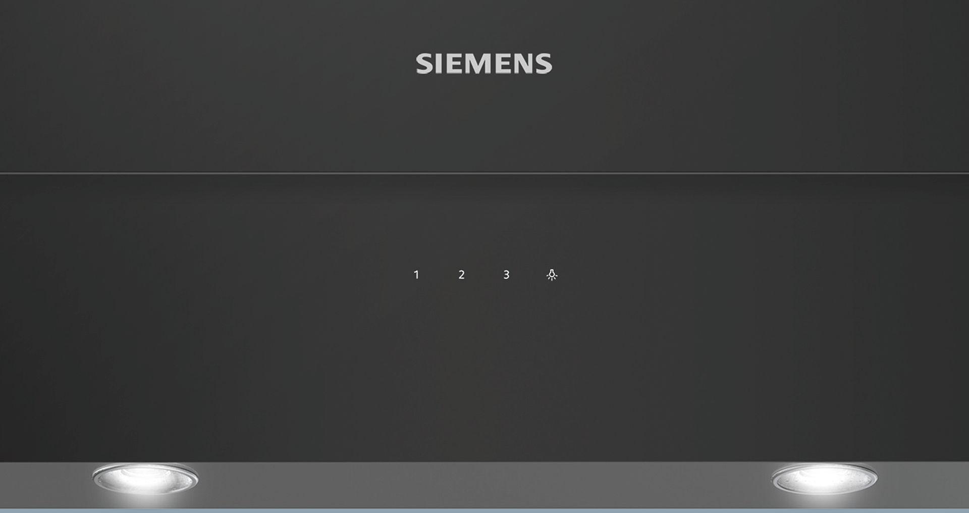 Dunstabzugshaube LV65KA670 - Schwarz, LIFESTYLE, Glas/Metall (89,6/35,4/38,6cm) - Siemens