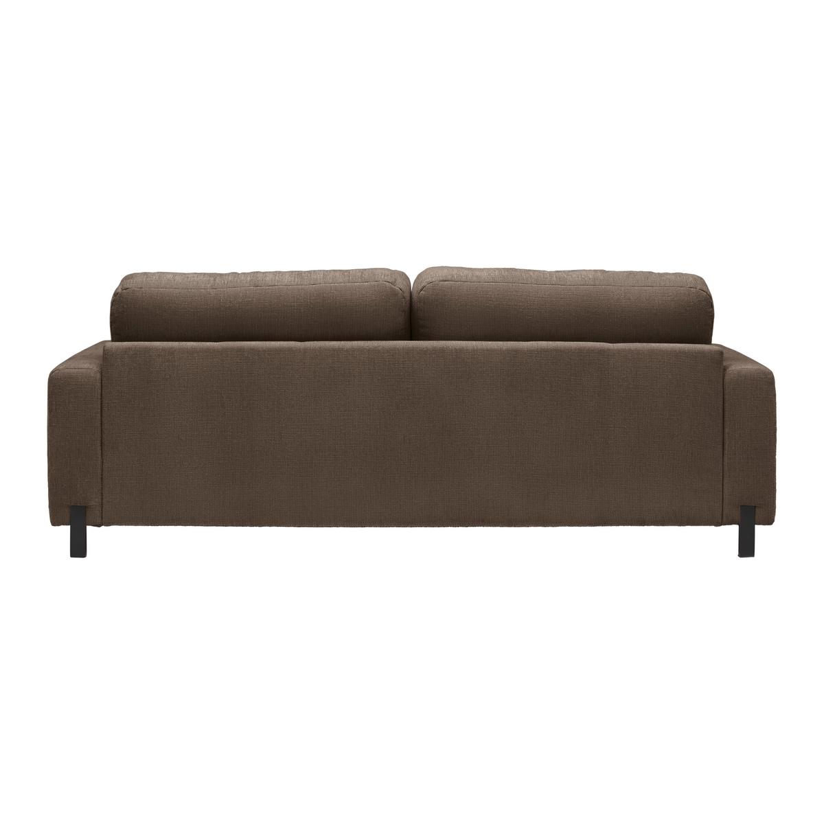 3-Sitzer-Sofa Piega Taupe - Taupe/Schwarz, MODERN, Textil/Metall (230/66-87/96cm) - Mömax