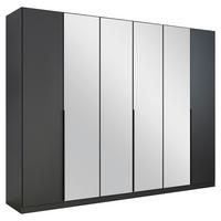 Ormar S Klasičnim Vratima Skyla - siva, Moderno, drvni materijal/metal (271/210/54cm) - Modern Living