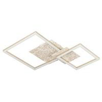 LED-Deckenleuchte Cristiano Champagnerfarben max. 24 Watt - Champagner, Basics, Kunststoff/Metall (70/47/6,8cm)