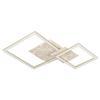 LED-TAKLAMPA CRISTIANO - champagne, Basics, metall/plast (70/47/6,8cm)