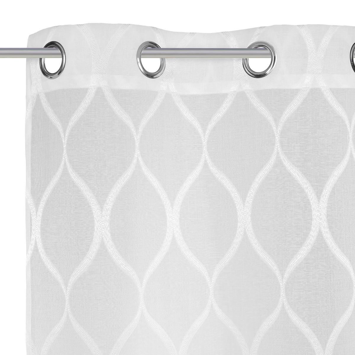 ZASŁONA NA PRZELOTKACH GAMMA - biały, Design, tkanina (140/245cm) - Esposa