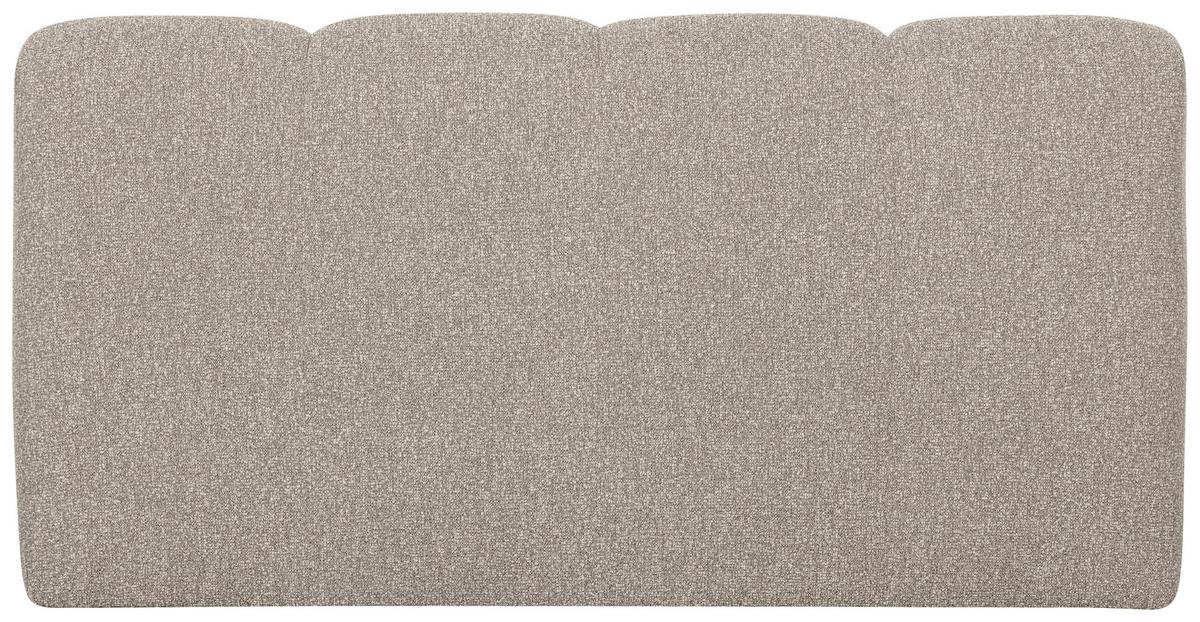 Sitzbank Mojo Beige B: 164cm - Beige/Schwarz, MODERN, Kunststoff/Textil (164/83/73cm) - Livetastic
