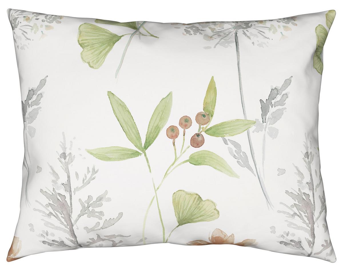 Lenjerie de pat Bilbao cca. 140x200/50x70 cm - alb/verde, Lifestyle, textil (140/200cm) - Modern Living