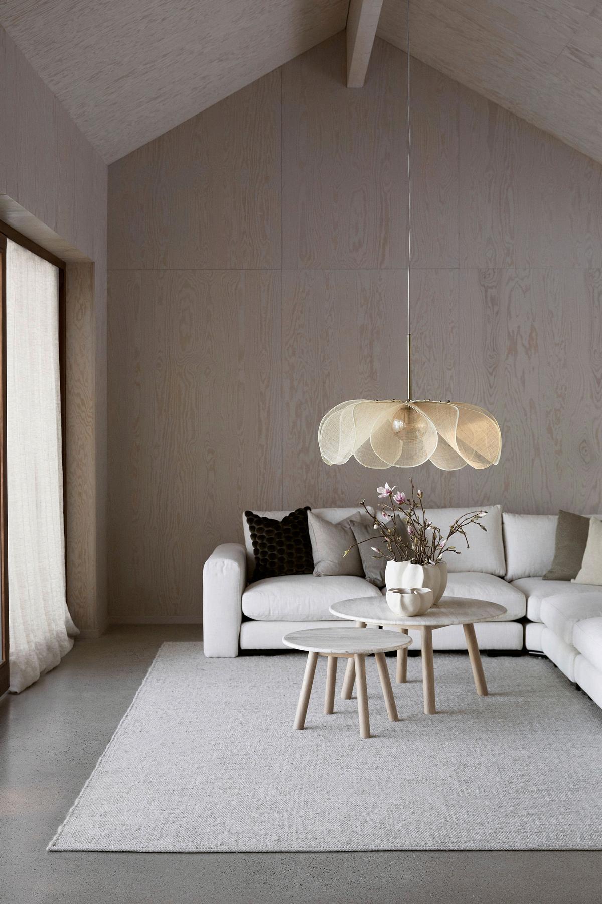 Pendelleuchte Styrka max. 40 Watt - Beige/Messingfarben, Basics (75/75/60cm) - Markslöjd