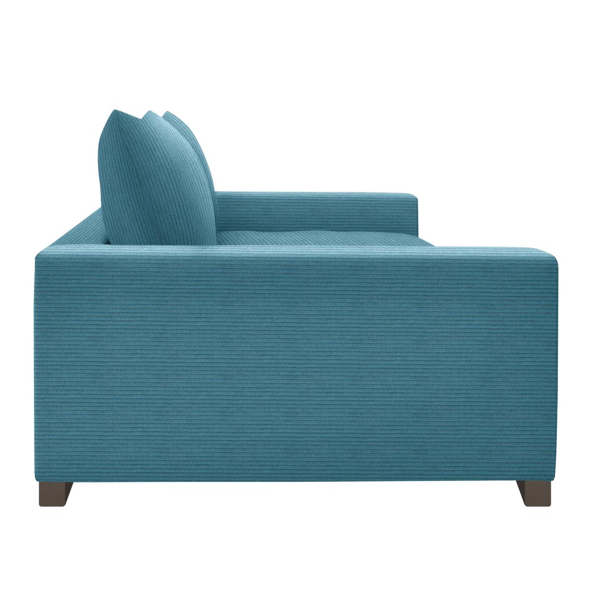 Megasofa Pedro Petrol - Petrol, MODERN, Holz/Holzwerkstoff (261/83/124cm) - Mömax