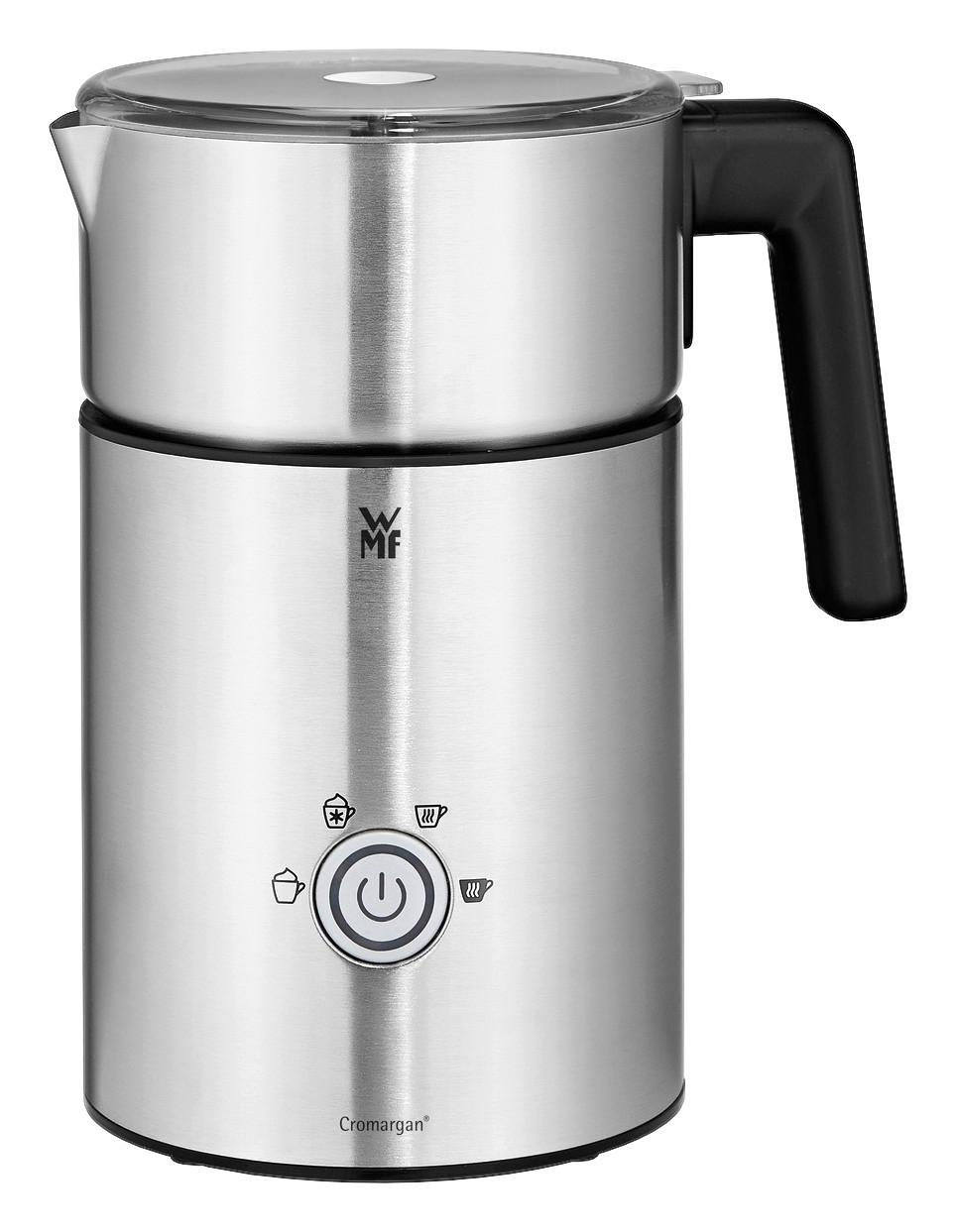 SPIENIACZ DO MLEKA 04 1317 0011 WMF - kolor srebrny/czarny, Design, tworzywo sztuczne/metal (350ml) - WMF