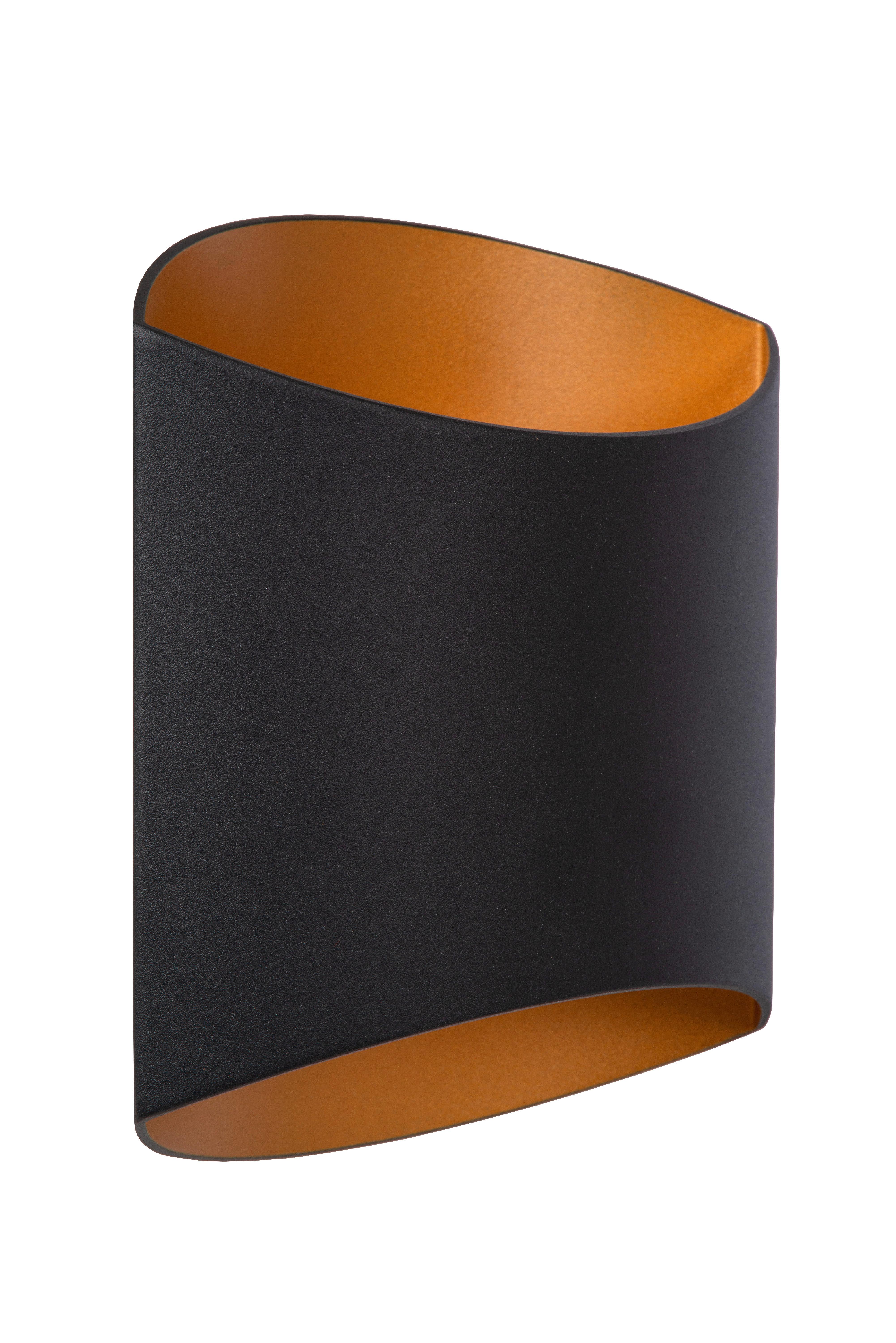 Led-wandleuchte 09240/01/30 Diletta - Schwarz, Konventionell, Metall (16/8/18cm) - Lucide