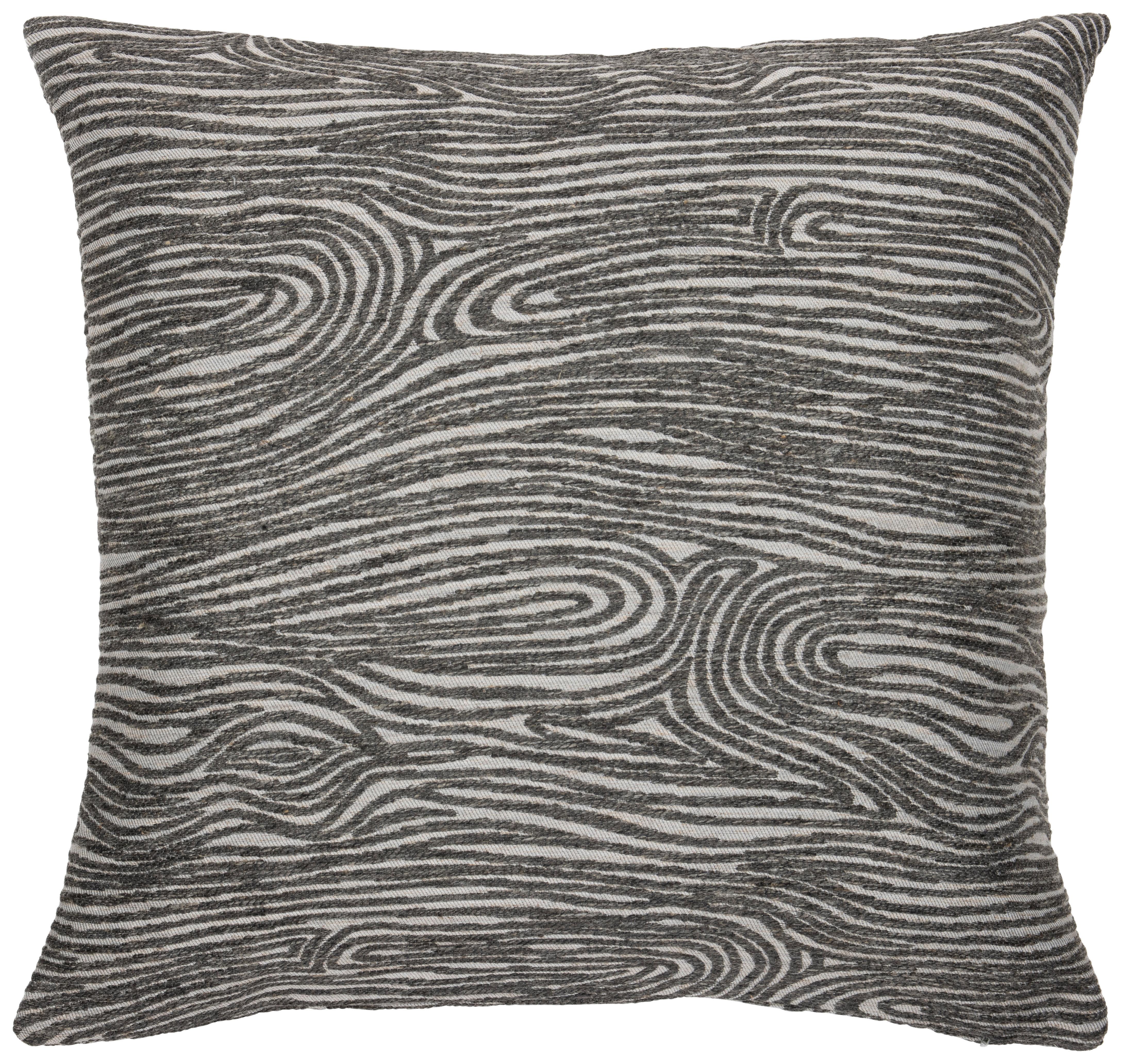 Kissenhülle Weave Anthrazit ca. 40x40cm - Anthrazit, Textil (40/40cm) - Mömax