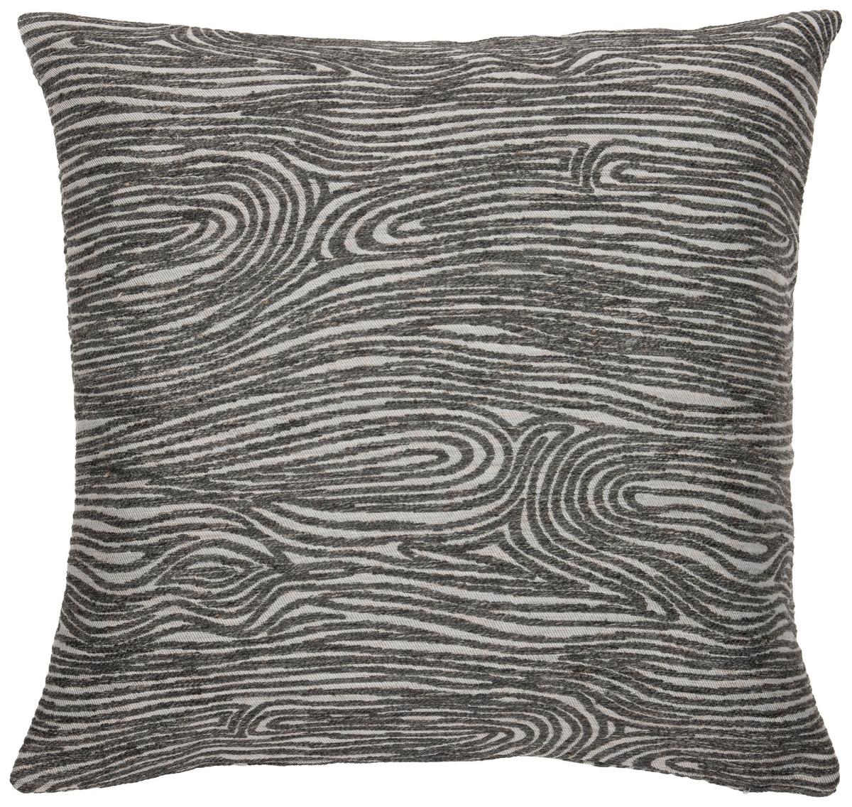 Kissenhülle Weave Anthrazit ca. 50x50cm - Anthrazit, Textil (50/50cm)