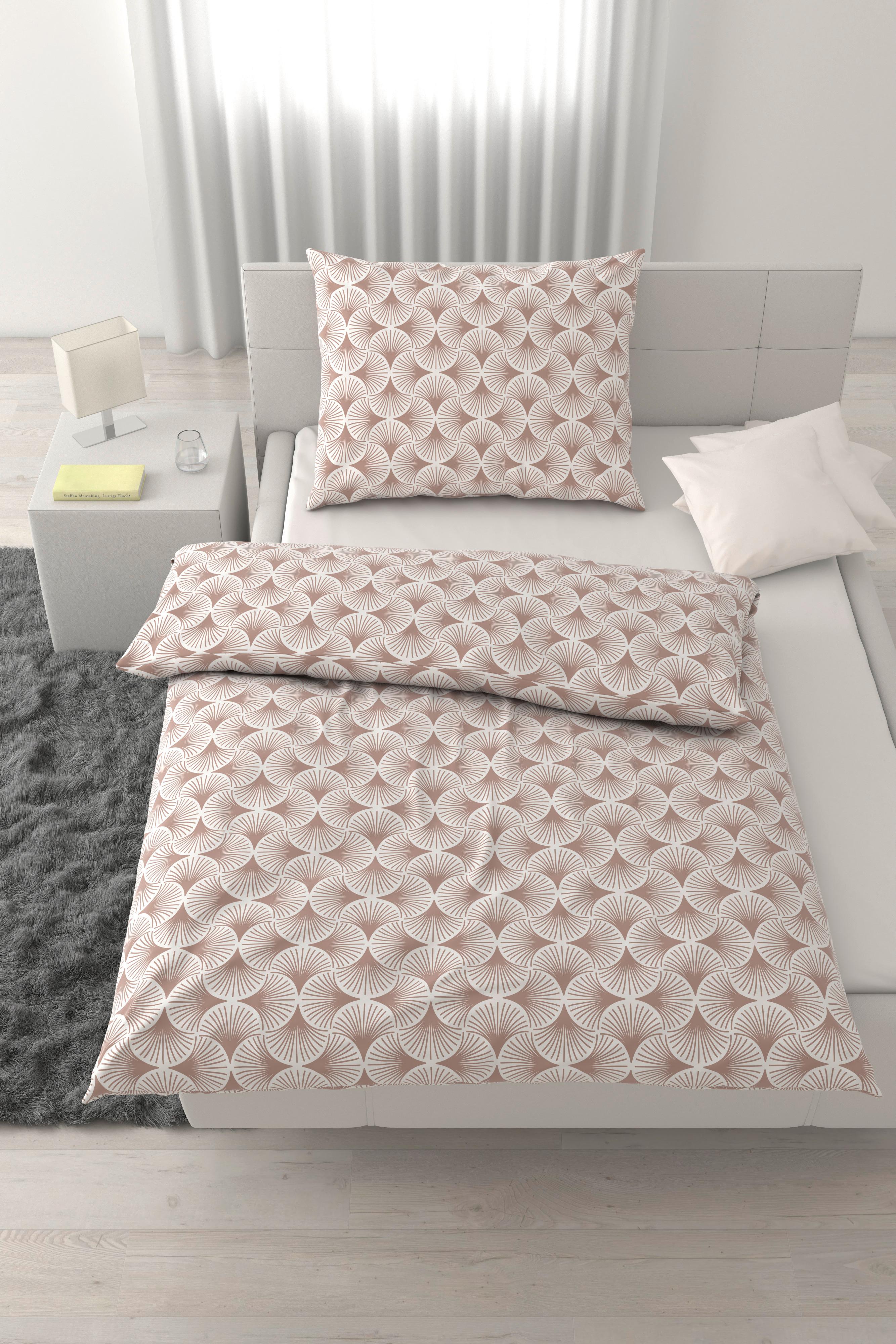 Lenjerie de pat Silva cca. 50x70/140x200 cm - bej, Konventionell, textil (140/200cm) - Mömax