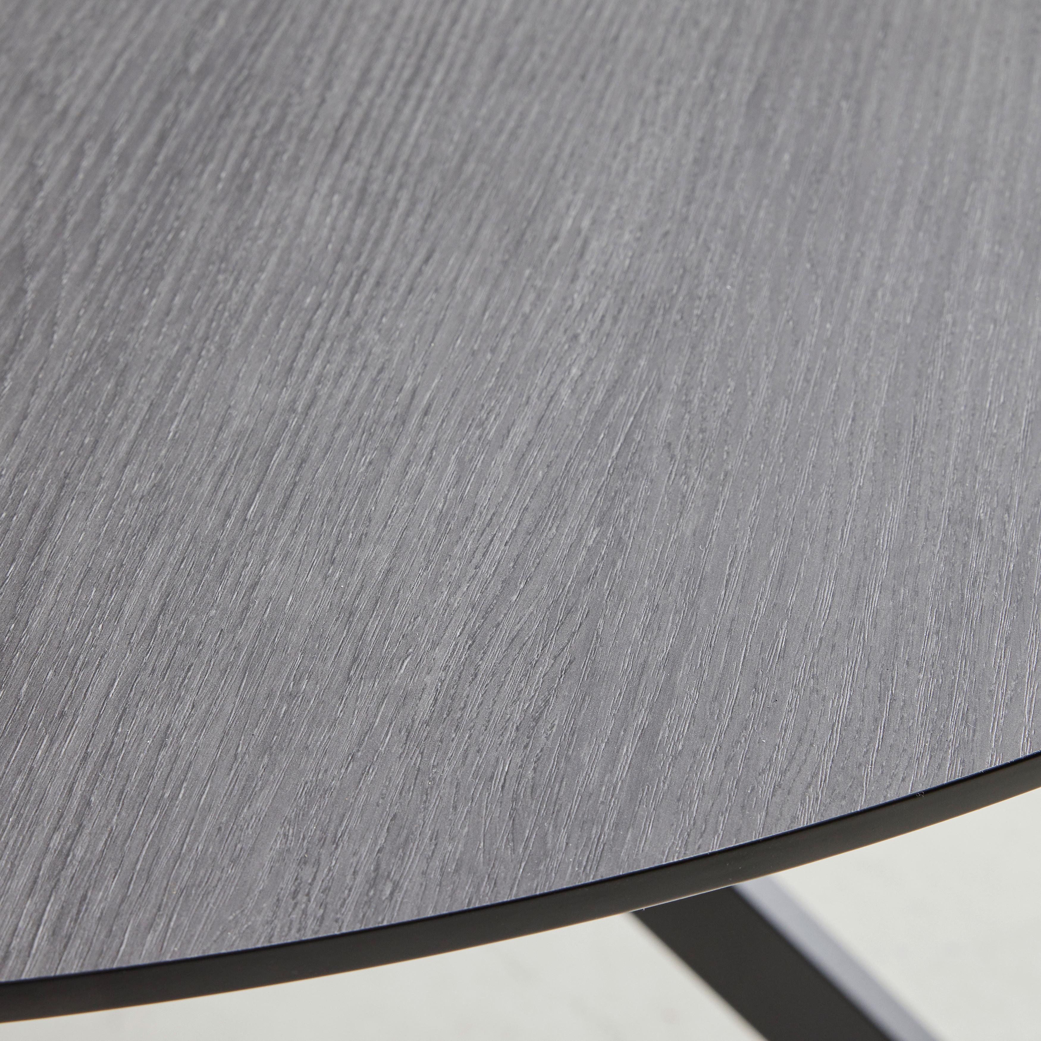 MATBORD LUCA - grå/svart, Design, metall/trämaterial (120/75cm) - Mömax