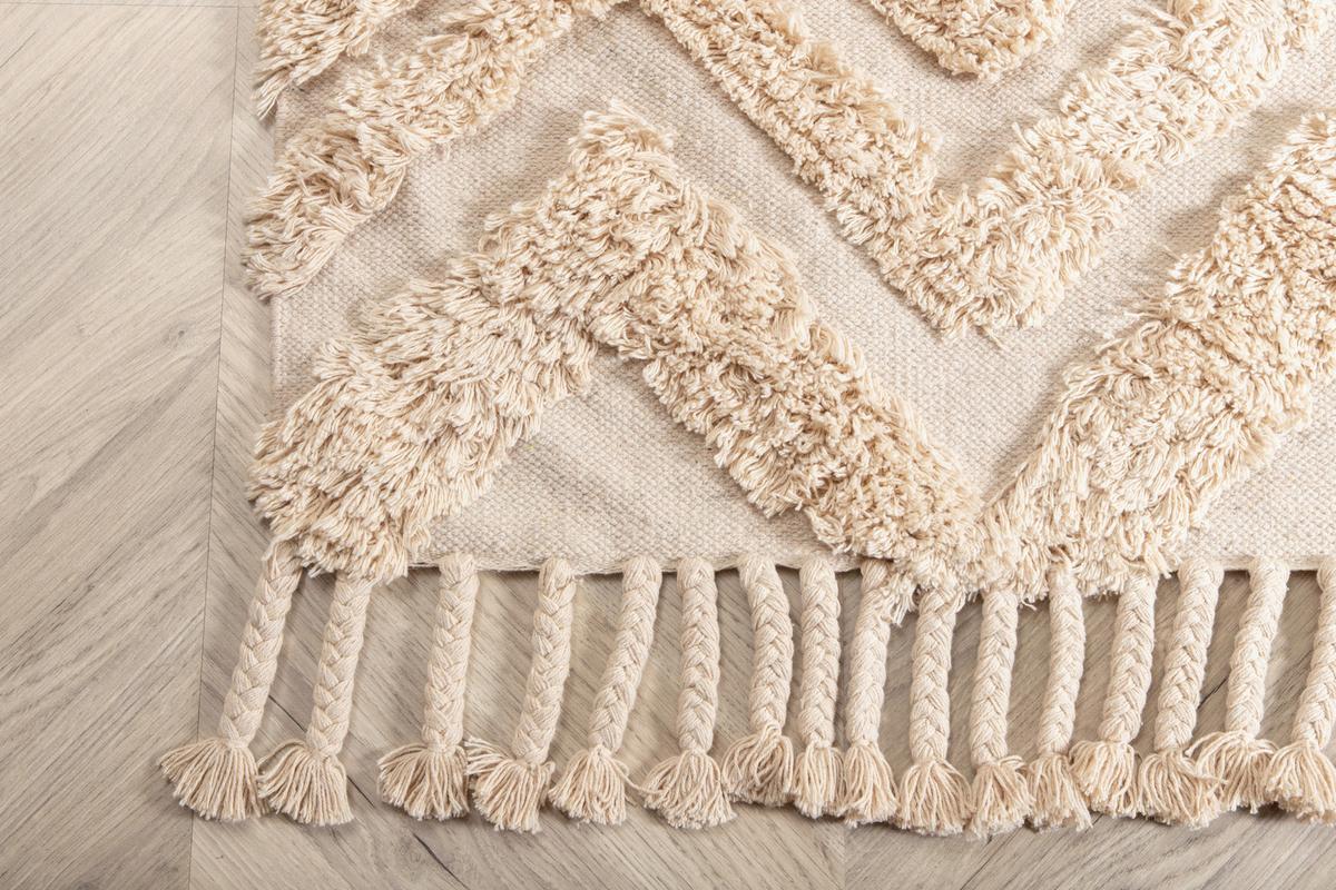 Hochflorteppich Hilma HILMA - Beige, LIFESTYLE, Textil (200/300cm) - P & B