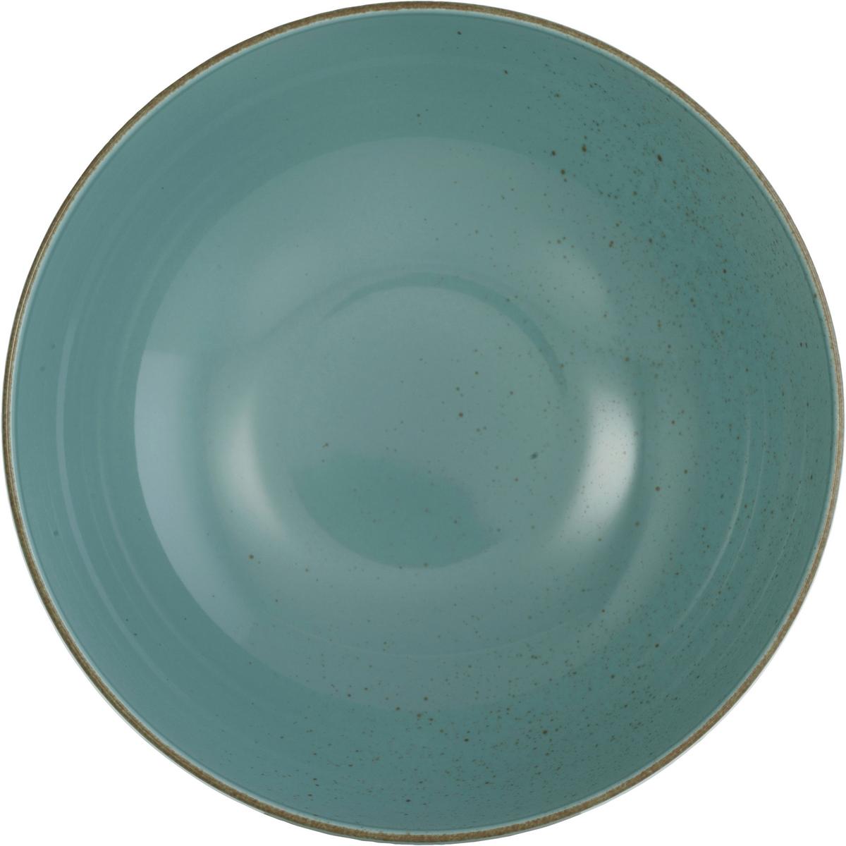 Salátástál Capri - zöld, Modern, kerámia (25/25/8cm) - Premium Living