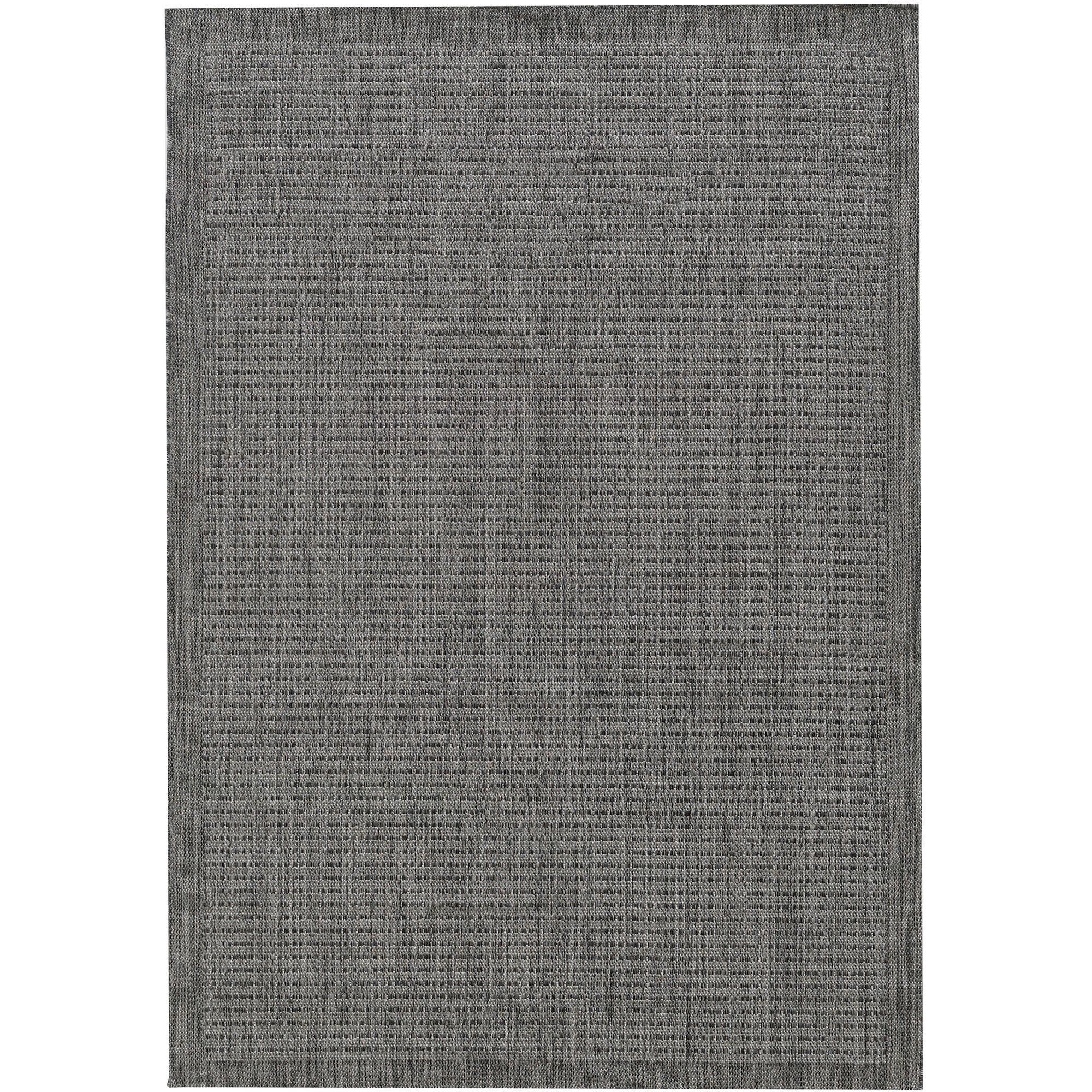 Outdoorteppich Giza Schwarz ca. 60x100cm - Schwarz, Basics, Textil (60/100cm) - Ayyildiz 