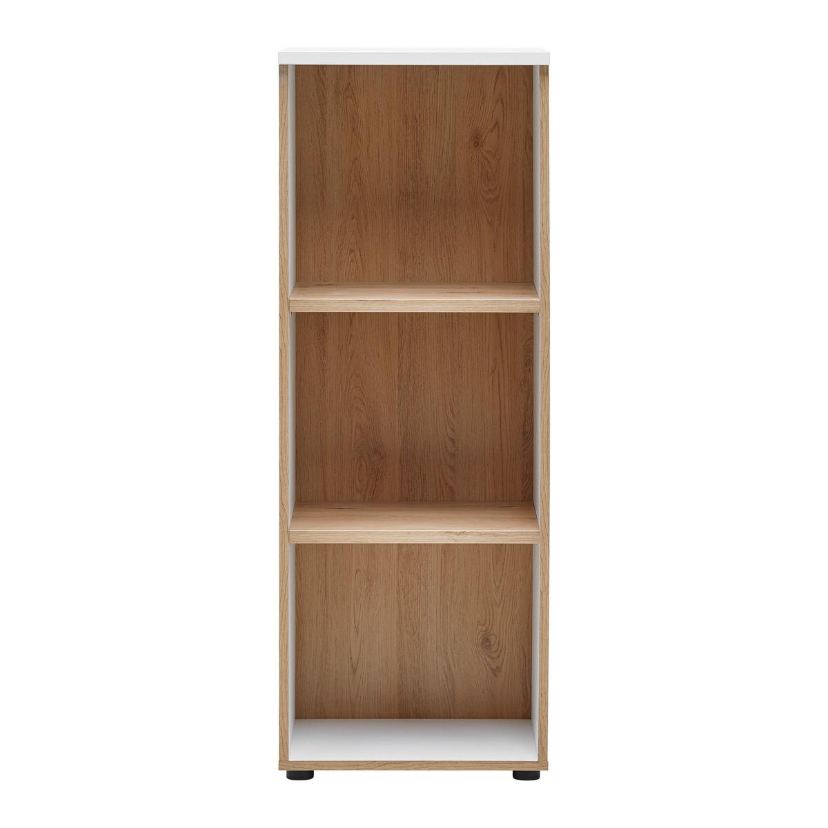 Polc Dallas - Artisan tölgy/fehér, Modern, faalapú anyag (45/122/38cm) - Mömax