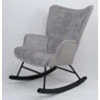 Scaun balansoar ROCK - alb, Modern, lemn/metal (66/90/77cm) - Mömax