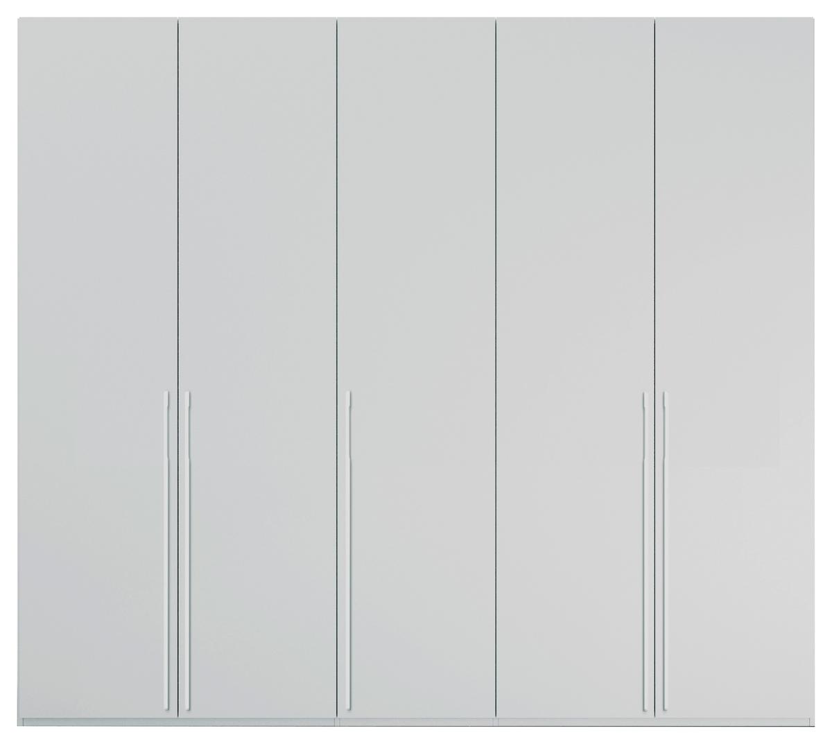 Omara S Klasičnimi Vrati Skat Pure, Siva - siva, Trend, kovina/leseni material (251/223/60cm) - Novel