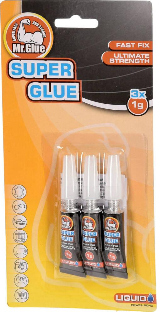 Ragasztó Mr. Glue 3db-Os - műanyag (8/3/17cm)