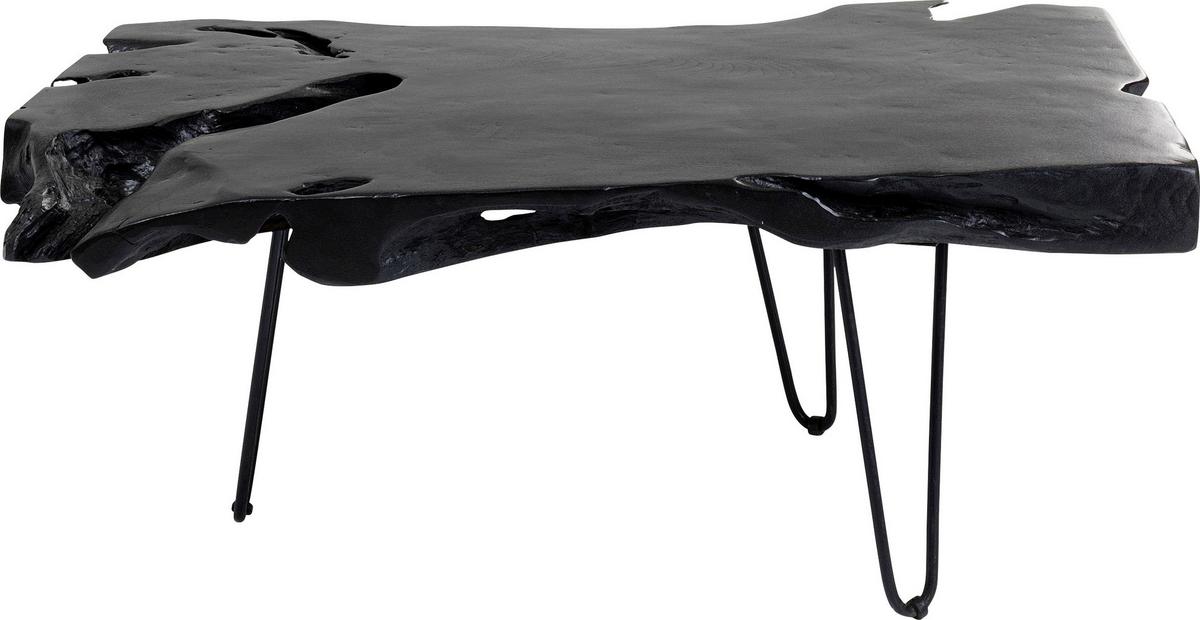 STOLIK KAWOWY ASPEN - czarny, Design, metal/drewno (100/40/40cm) - Kare-Design