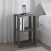 Nachttisch Lonie ca. 35x55x30 cm Dunkelbraun - Dunkelbraun, Design, Holzwerkstoff (34/30/55cm) - Livetastic