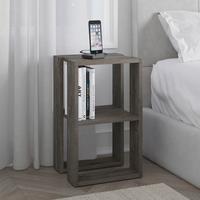 Nachttisch Lonie ca. 35x55x30 cm Dunkelbraun - Dunkelbraun, Design, Holzwerkstoff (34/30/55cm) - Livetastic