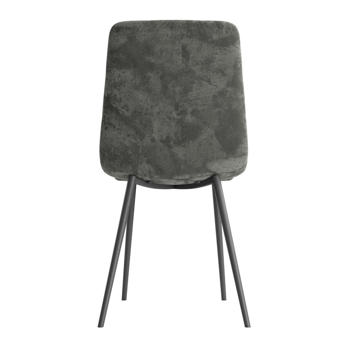 Stolica Lech - siva/crna, Konvencionalno, drvo/metal (45/88/55cm)