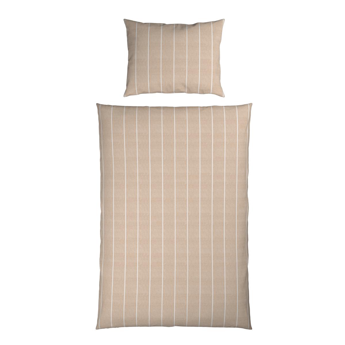 Lenjerie de pat Tyline cca. 140x200/50x70 cm - bej, textil (200/140/0,1cm) - Mömax
